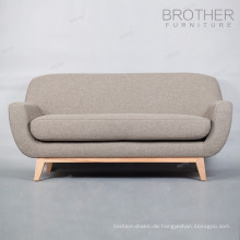 Wohnmöbel modernes Design Wohnzimmer Stoff 2-Sitzer-Sofa